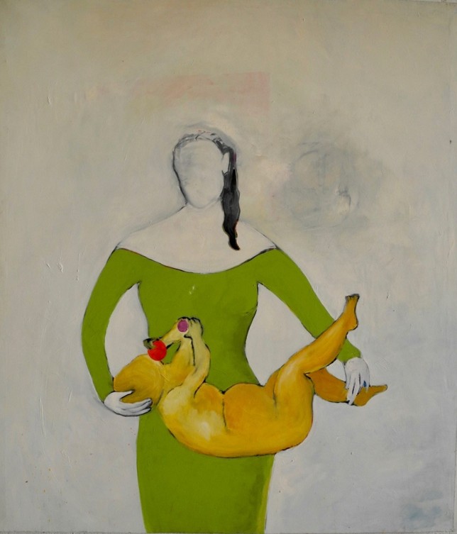 Ohne Titel, 1989, Öl auf Leinwand, 151 x 130 cm
