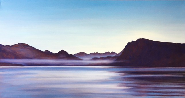 Morgenstimmung, Öl auf Lw, 106 x 200 cm, 2012