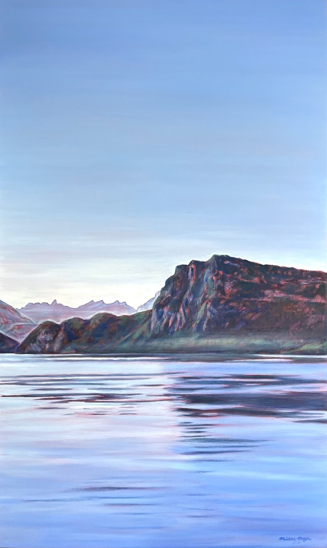 Bürgenstock, Öl auf Lw, 150 x 90 cm, 2019/21