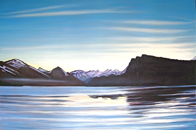 Morgenstimmung, Öl auf Lw, 135 x 200 cm, 2007