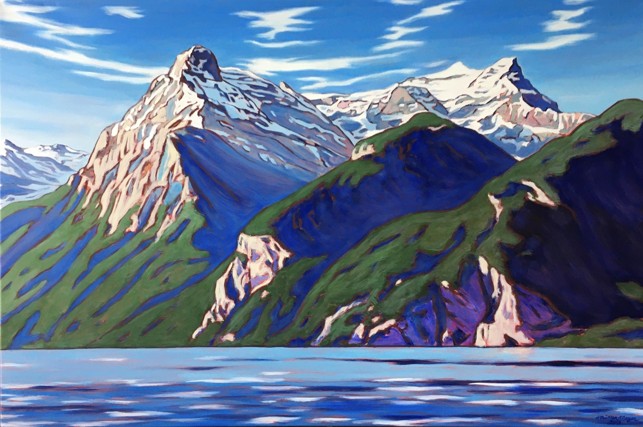 Uri Rotstock, Öl auf Leinwand, 106 x 160 cm, 2019