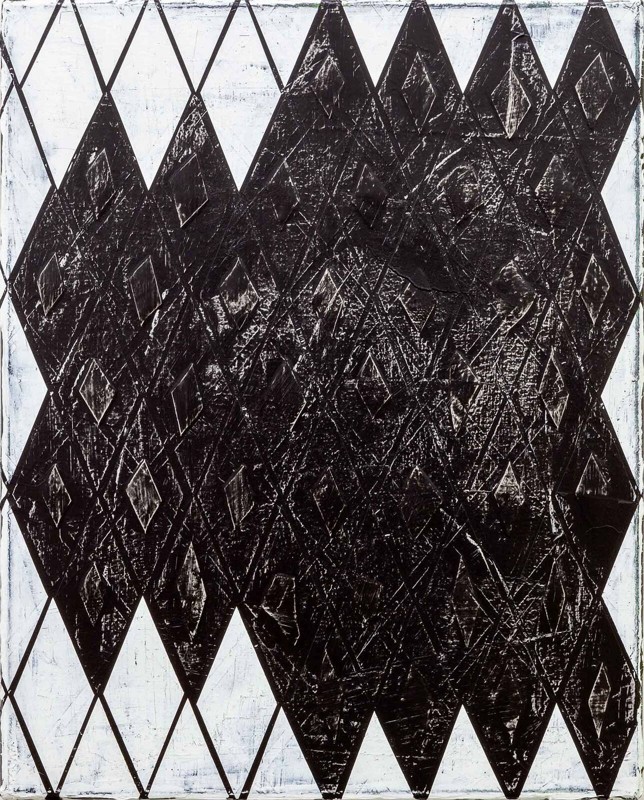 o.T, Acryl auf Leinwand, 50 x 40 cm, 2021