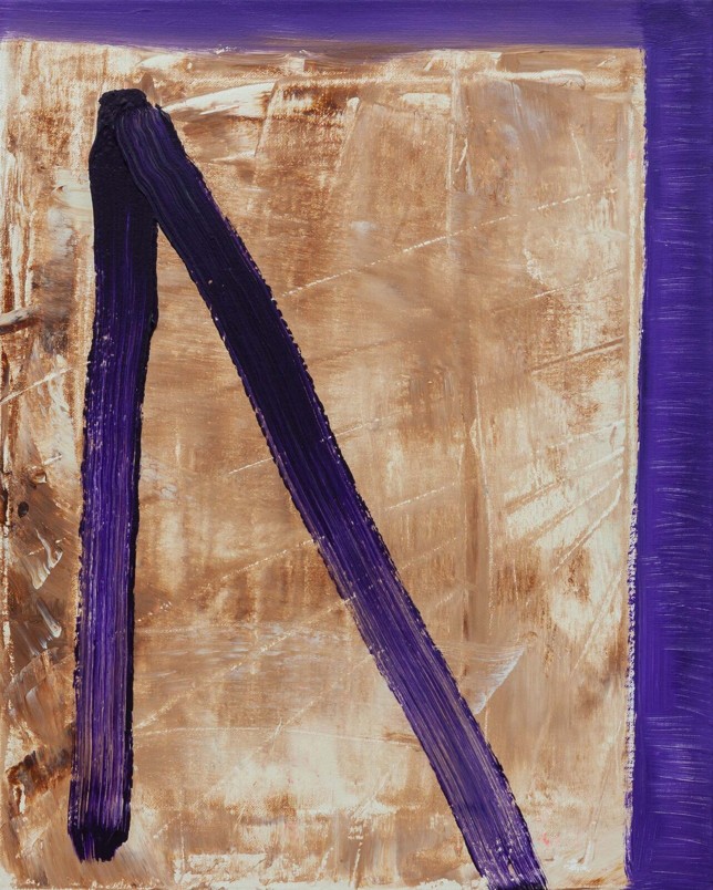 o.T, Acryl auf Leinwand, 50 x 40 cm, 2021