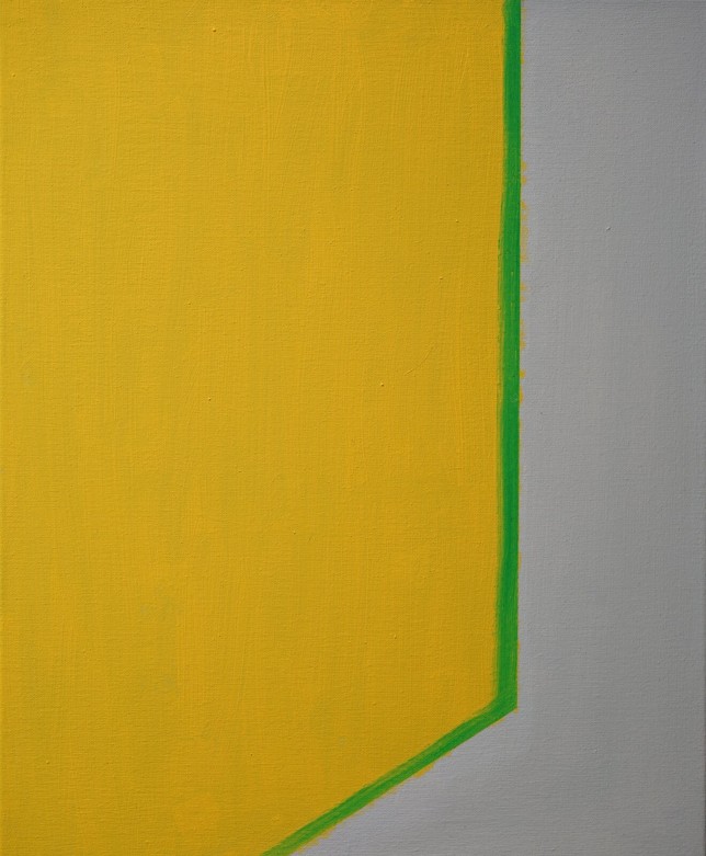 Ecke 9, Öl auf Leinwand, 50 x 40, 2020