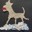 Hund mit Wolke 7, Garn und Wolle, ca 61 x 63 cm, 2024