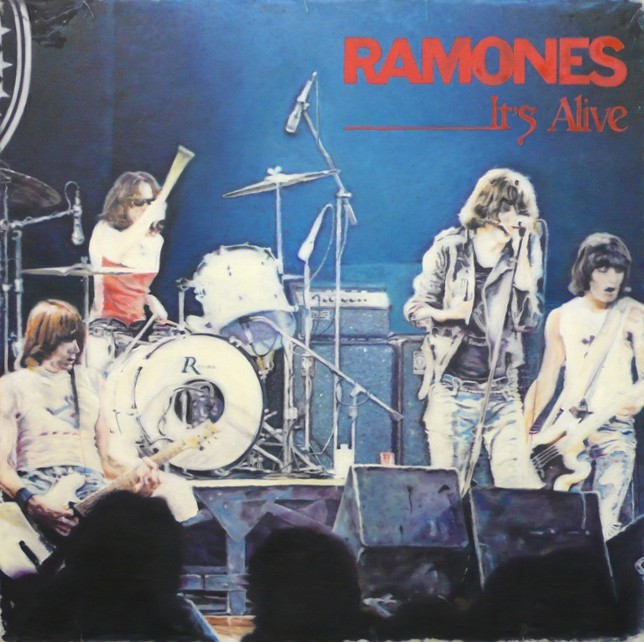 The Ramones, It`s alive, 2014, Öl auf Leinwand, 150x150cm
