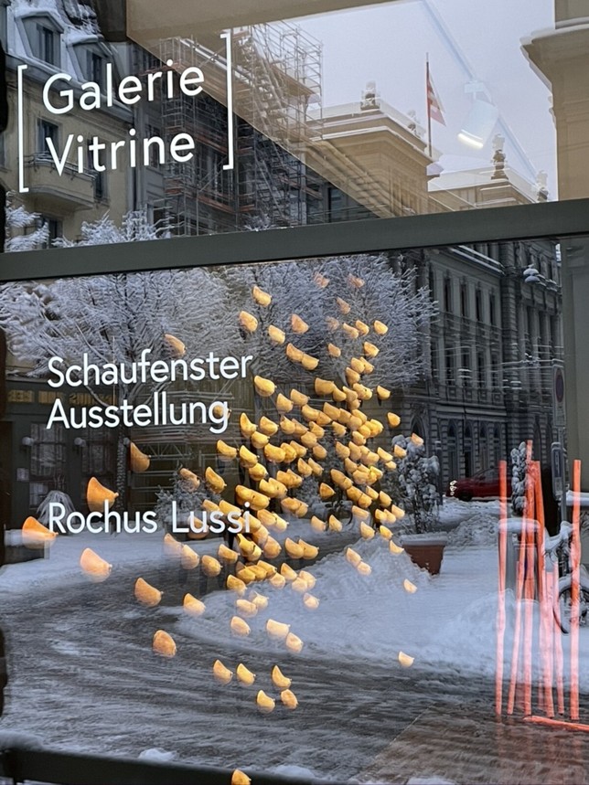 Schaufensterausstellung, Rochus Lussi, 2021
