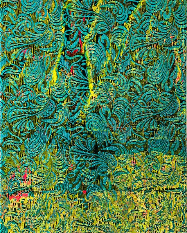 Undergrowth 2, Acryl auf Stoff, auf Leinwand, 50x40 cm, 2022