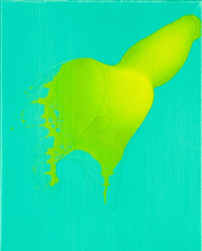 Lichtschnuppe, Acryl und Öl auf Leinwand, 50 × 40 cm, 2020