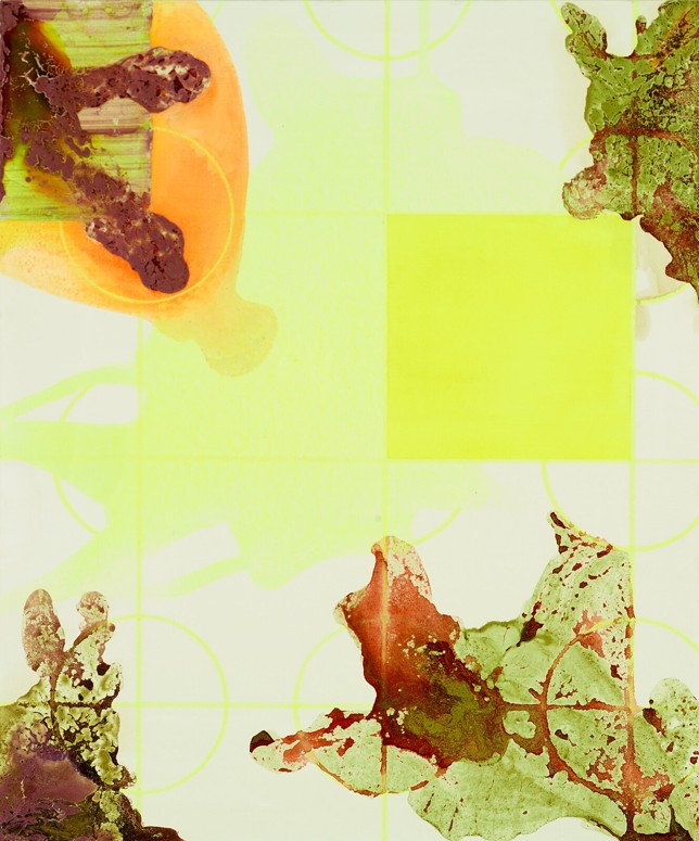 La mesure de la lumière, Öl, Acryl und Mixed Media auf Leinwand, 120 × 100 cm, 2020